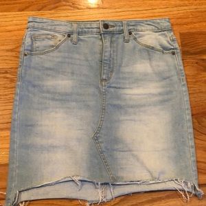 jean skirt